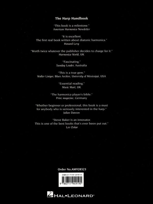 Steve Baker - The Harp Handbook (Buch + CD) Schn?ppchen – Bild 2