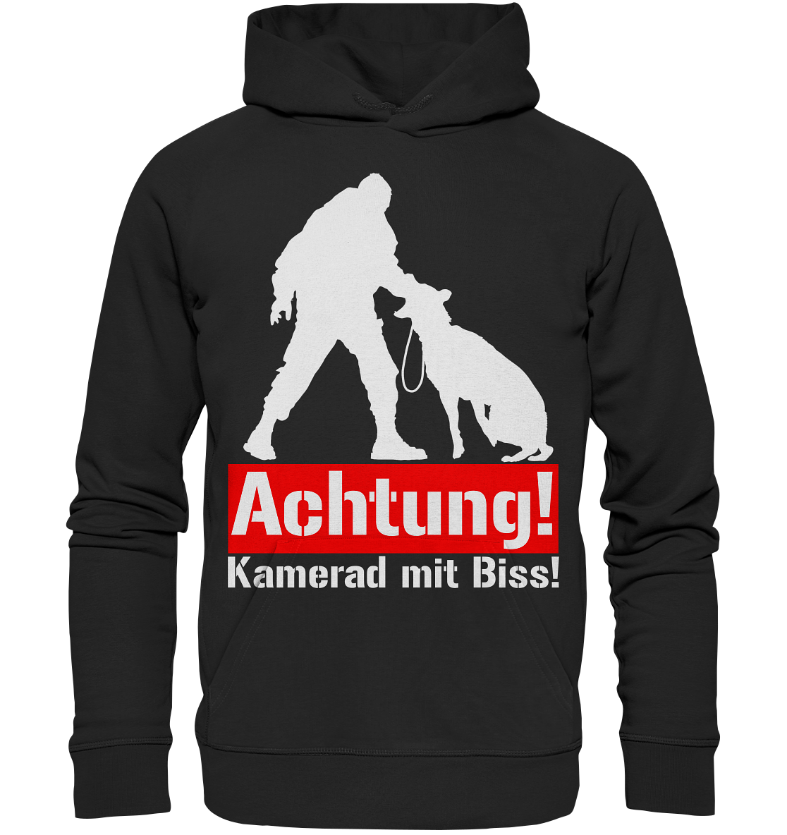 Kamerad mit Biss   – Premium Unisex Hoodie Im Angebot