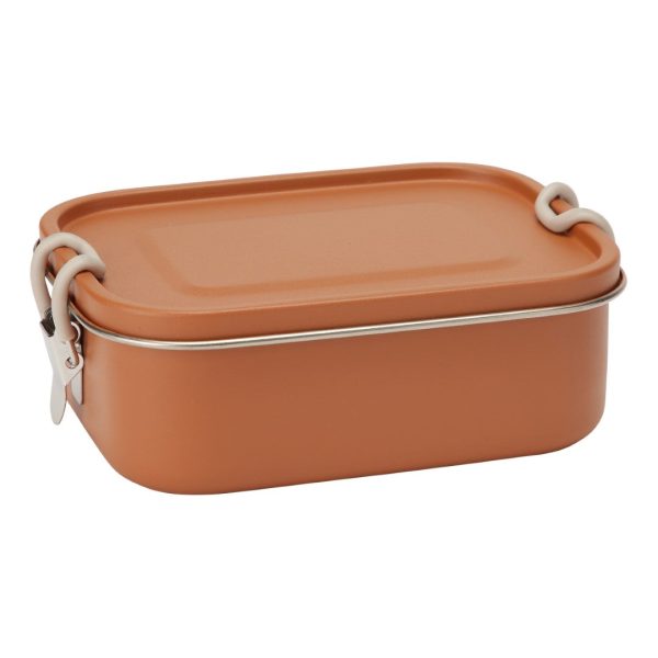 Lunch box w. removable divider - Terracotta Zu verkaufen